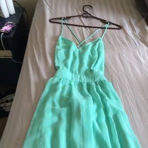 Spearmint maxi dress